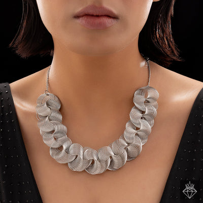 zewellsharbour Necklace Anti-Tarnish Silver Spring