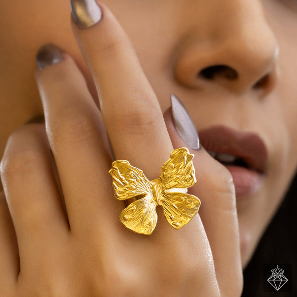 zewellsharbour Ring Anti-Tarnish Butterfly (Adjustable Size)