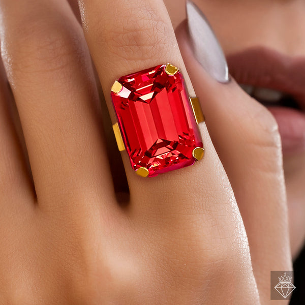 zewellsharbour Ring Anti-Tarnish Crystal (Adjustable Size)