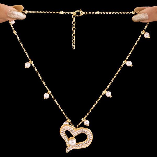 zewellsharbour Necklace Anti-Tarnish Crystal Heart