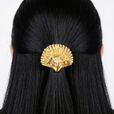 Zewellsharbour Hair Clip Anti-Tarnish Starfish Shell