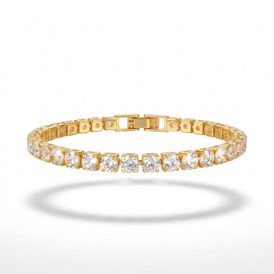zewellsharbour Bracelet Anti-Tarnish Tennis With Box Lock (Adjustable Size)