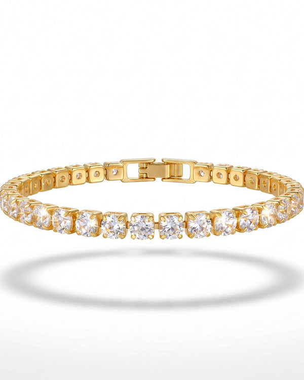 zewellsharbour Bracelet Anti-Tarnish Tennis With Box Lock (Adjustable Size)