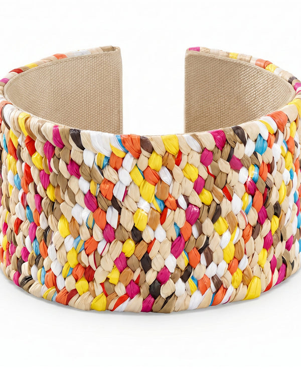 zewellsharbour Bracelet Multicolour Raffia (Adjustable Size)