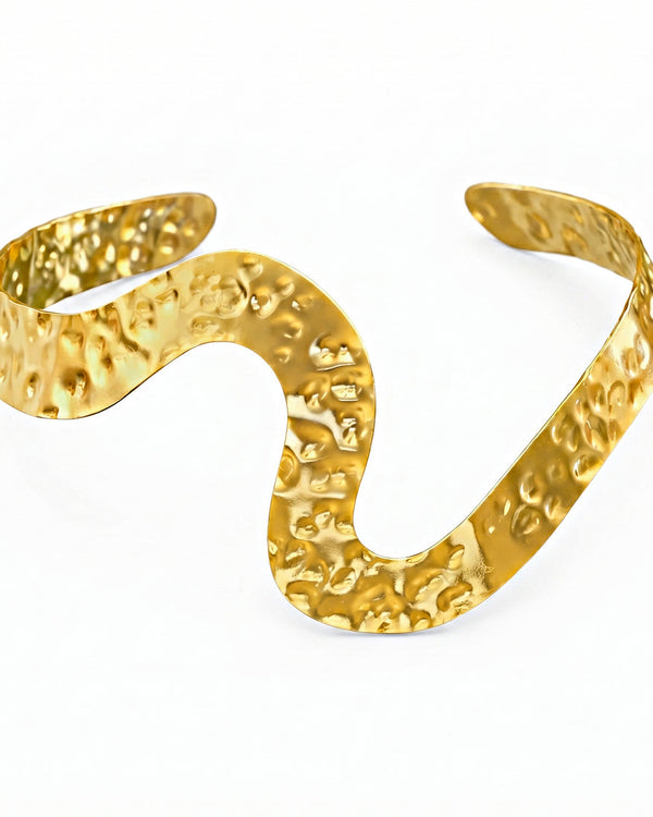 zewellsharbour Bracelet Anti-Tarnish Wavy (Adjustable Size)