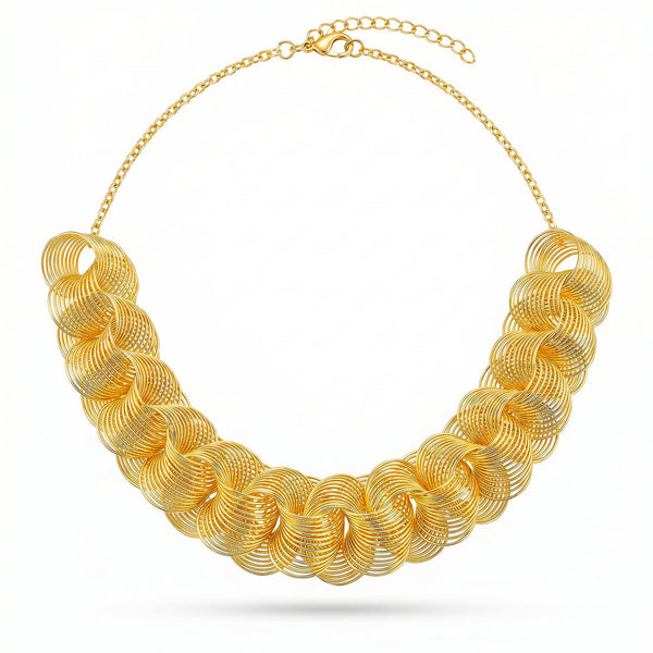 zewellsharbour Necklace Anti-Tarnish Golden Spring