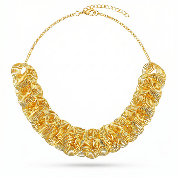 zewellsharbour Necklace Anti-Tarnish Golden Spring