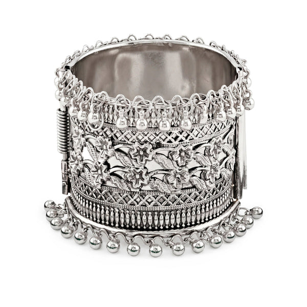 zewellsharbour Bracelet Anti-Tarnish Oxidised Silver Celestial Armament (Adjustable Size)