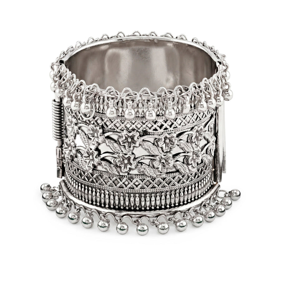 zewellsharbour Bracelet Anti-Tarnish Oxidised Silver Celestial Armament (Adjustable Size)