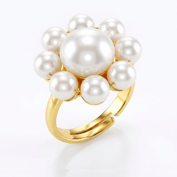 zewellsharbour Ring Oceanic Pearl (Adjustable Size)
