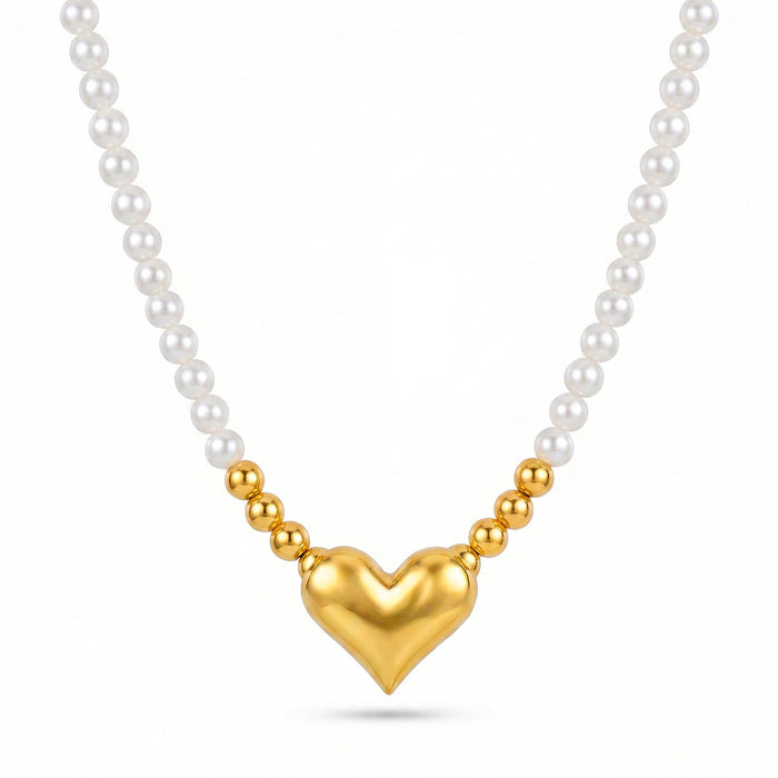 zewellsharbour Necklace Anti-Tarnish Golden Heart
