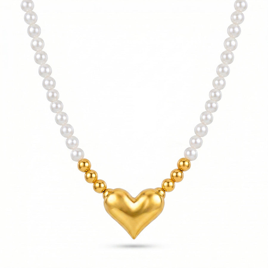 zewellsharbour Necklace Anti-Tarnish Golden Heart