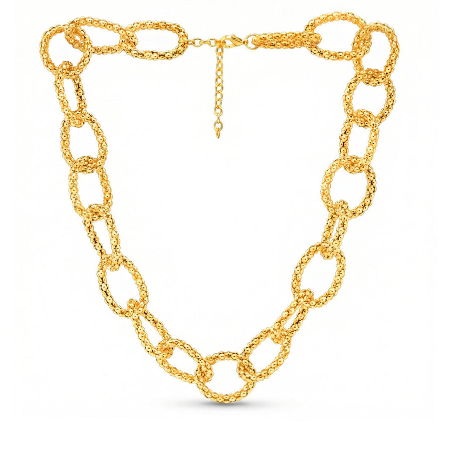 zewellsharbour Necklace Anti-Tarnish Golden Chain Statement