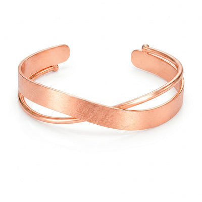 zewellsharbour Bracelet Anti-Tarnish Rose Gold Bangle (Adjustable Size)